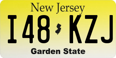 NJ license plate I48KZJ