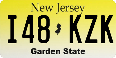 NJ license plate I48KZK