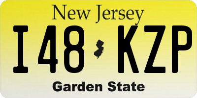 NJ license plate I48KZP