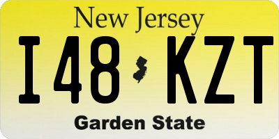 NJ license plate I48KZT