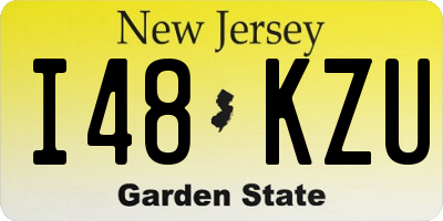 NJ license plate I48KZU