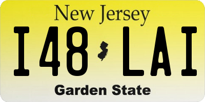 NJ license plate I48LAI