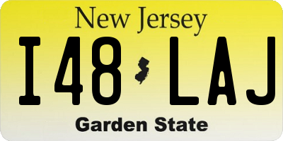 NJ license plate I48LAJ