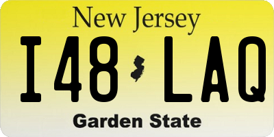 NJ license plate I48LAQ