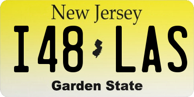 NJ license plate I48LAS