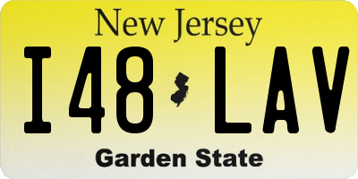 NJ license plate I48LAV