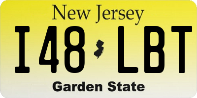 NJ license plate I48LBT