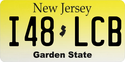 NJ license plate I48LCB