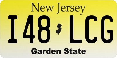 NJ license plate I48LCG