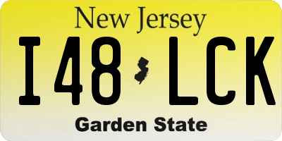 NJ license plate I48LCK