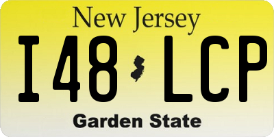 NJ license plate I48LCP