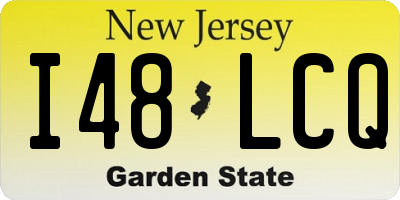NJ license plate I48LCQ