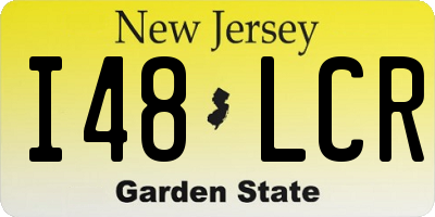 NJ license plate I48LCR
