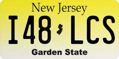 NJ license plate I48LCS