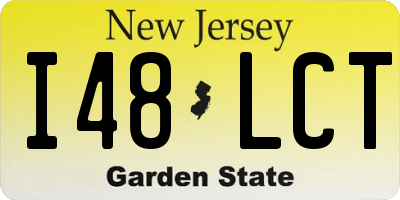 NJ license plate I48LCT
