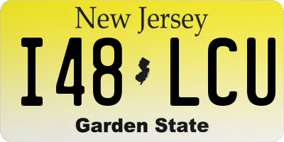 NJ license plate I48LCU