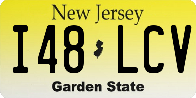 NJ license plate I48LCV