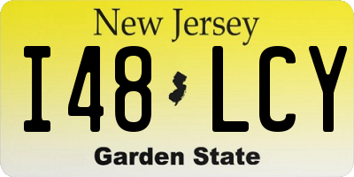 NJ license plate I48LCY