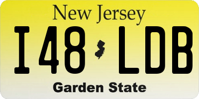 NJ license plate I48LDB
