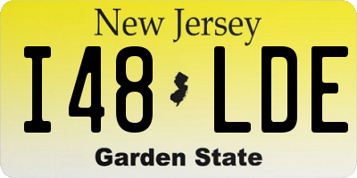 NJ license plate I48LDE