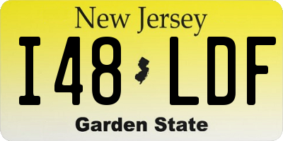 NJ license plate I48LDF