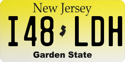 NJ license plate I48LDH