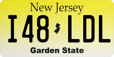 NJ license plate I48LDL
