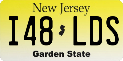 NJ license plate I48LDS