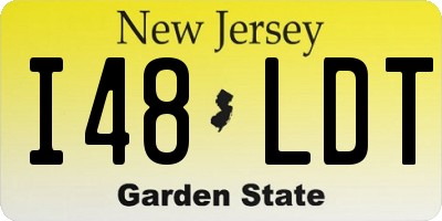 NJ license plate I48LDT