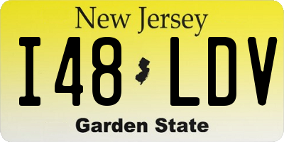 NJ license plate I48LDV