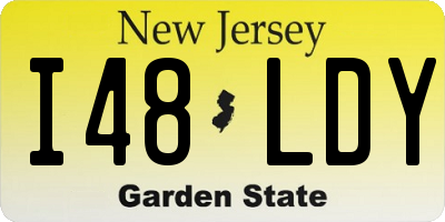 NJ license plate I48LDY