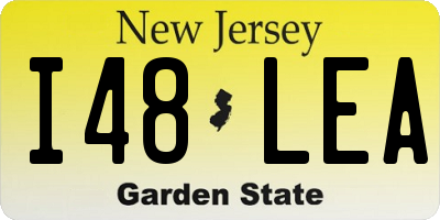 NJ license plate I48LEA