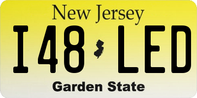 NJ license plate I48LED