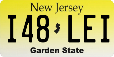 NJ license plate I48LEI