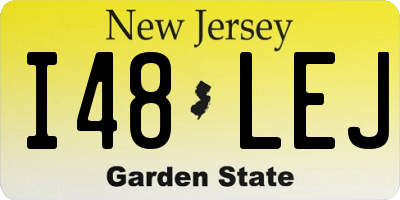 NJ license plate I48LEJ