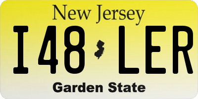 NJ license plate I48LER