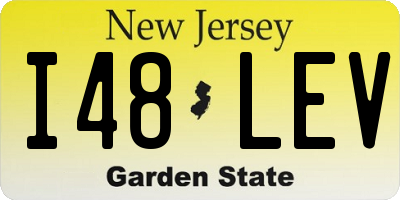 NJ license plate I48LEV