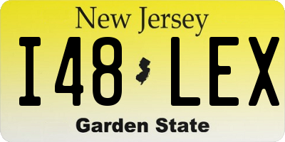 NJ license plate I48LEX