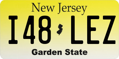 NJ license plate I48LEZ