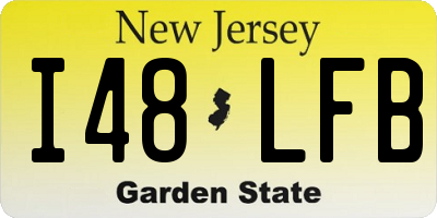 NJ license plate I48LFB