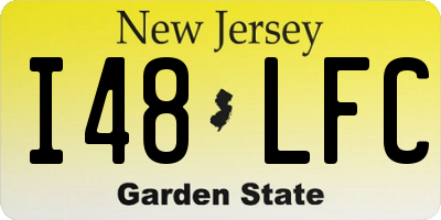 NJ license plate I48LFC