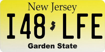 NJ license plate I48LFE