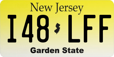 NJ license plate I48LFF
