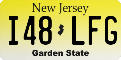 NJ license plate I48LFG