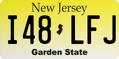 NJ license plate I48LFJ