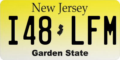 NJ license plate I48LFM