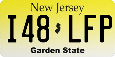 NJ license plate I48LFP