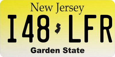 NJ license plate I48LFR