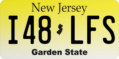 NJ license plate I48LFS