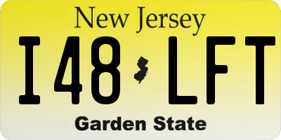 NJ license plate I48LFT
